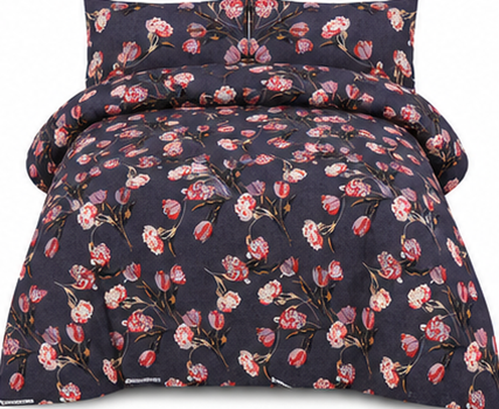 MidNight Tulip Bed Set