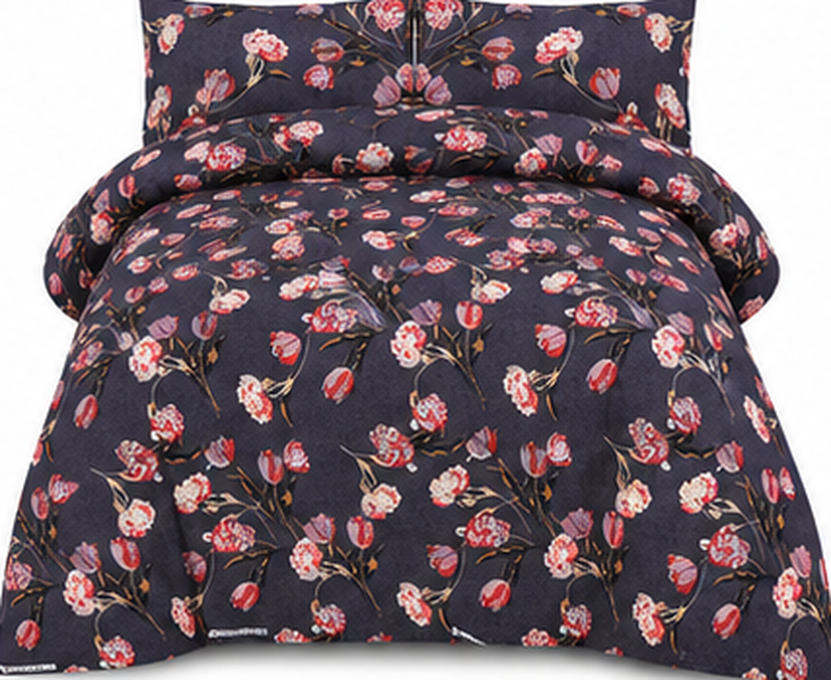 MidNight Tulip Bed Set