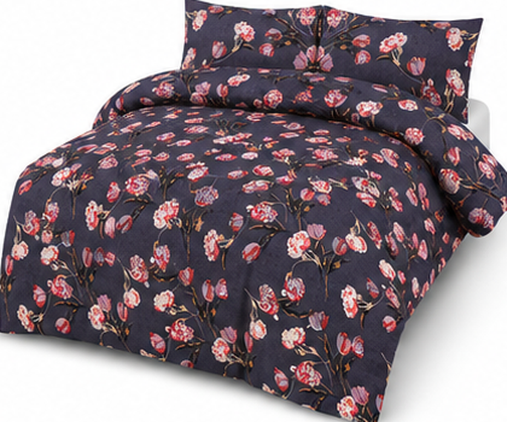 MidNight Tulip Bed Set