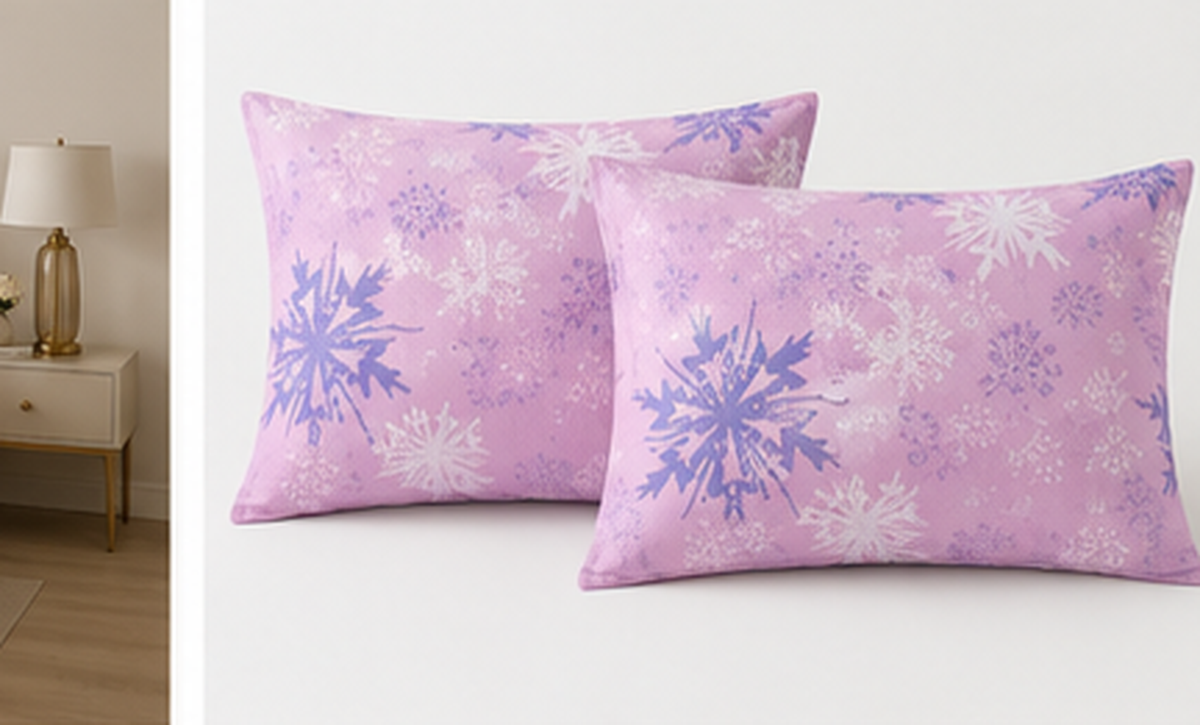 Lavender Snowfall Bed Set