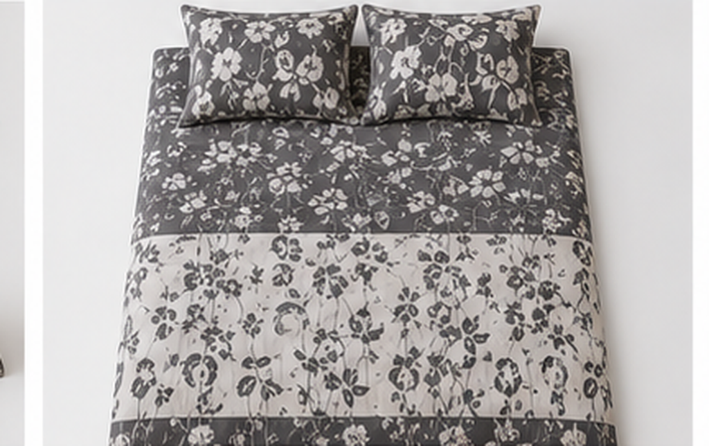 Monochrome Bloom Cotton Set