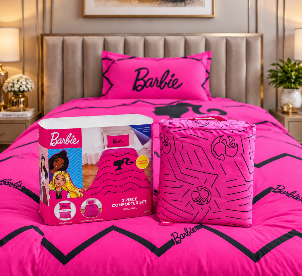 BARBIE COMFORTER SET(SINGLE)