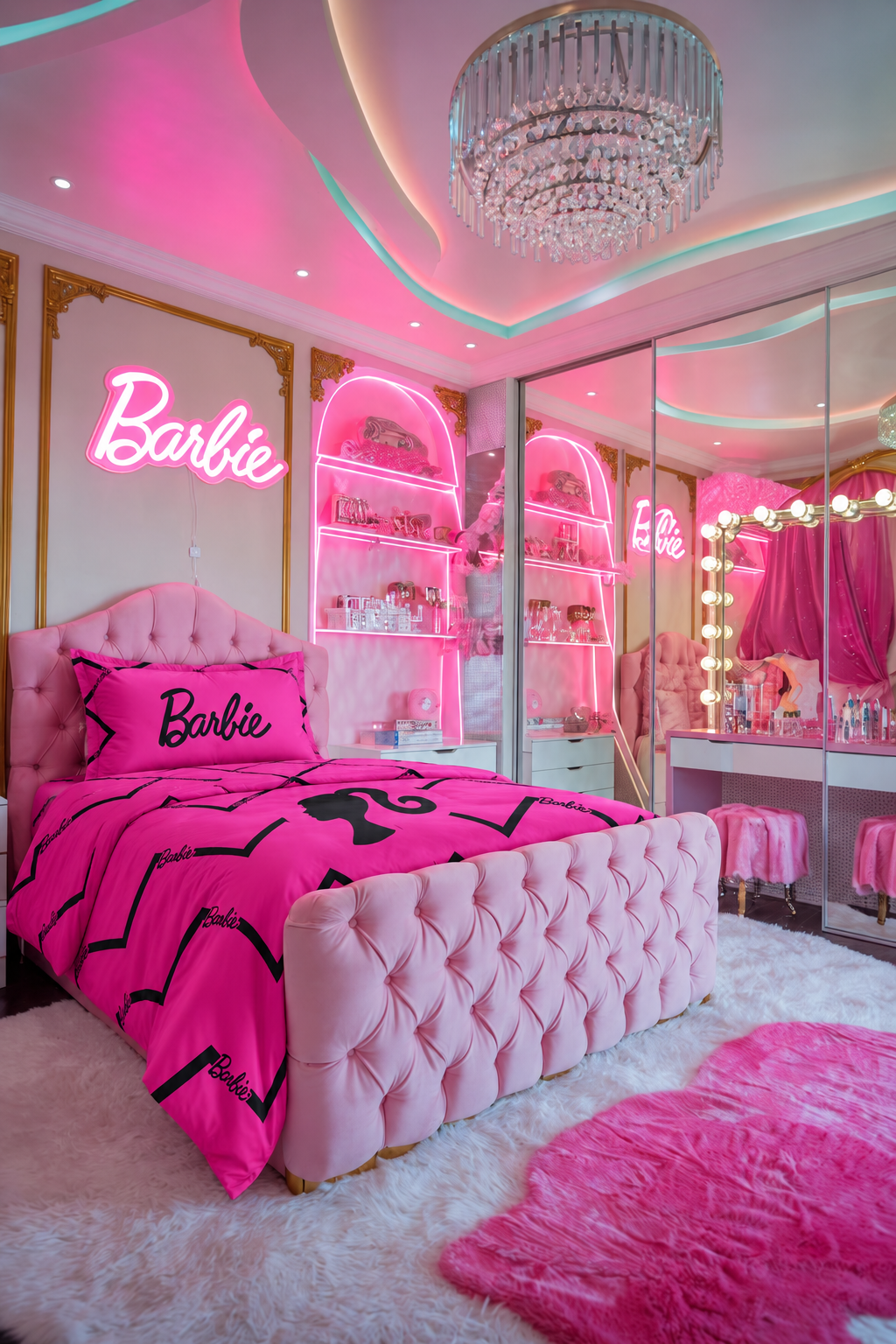 BARBIE COMFORTER SET(SINGLE)