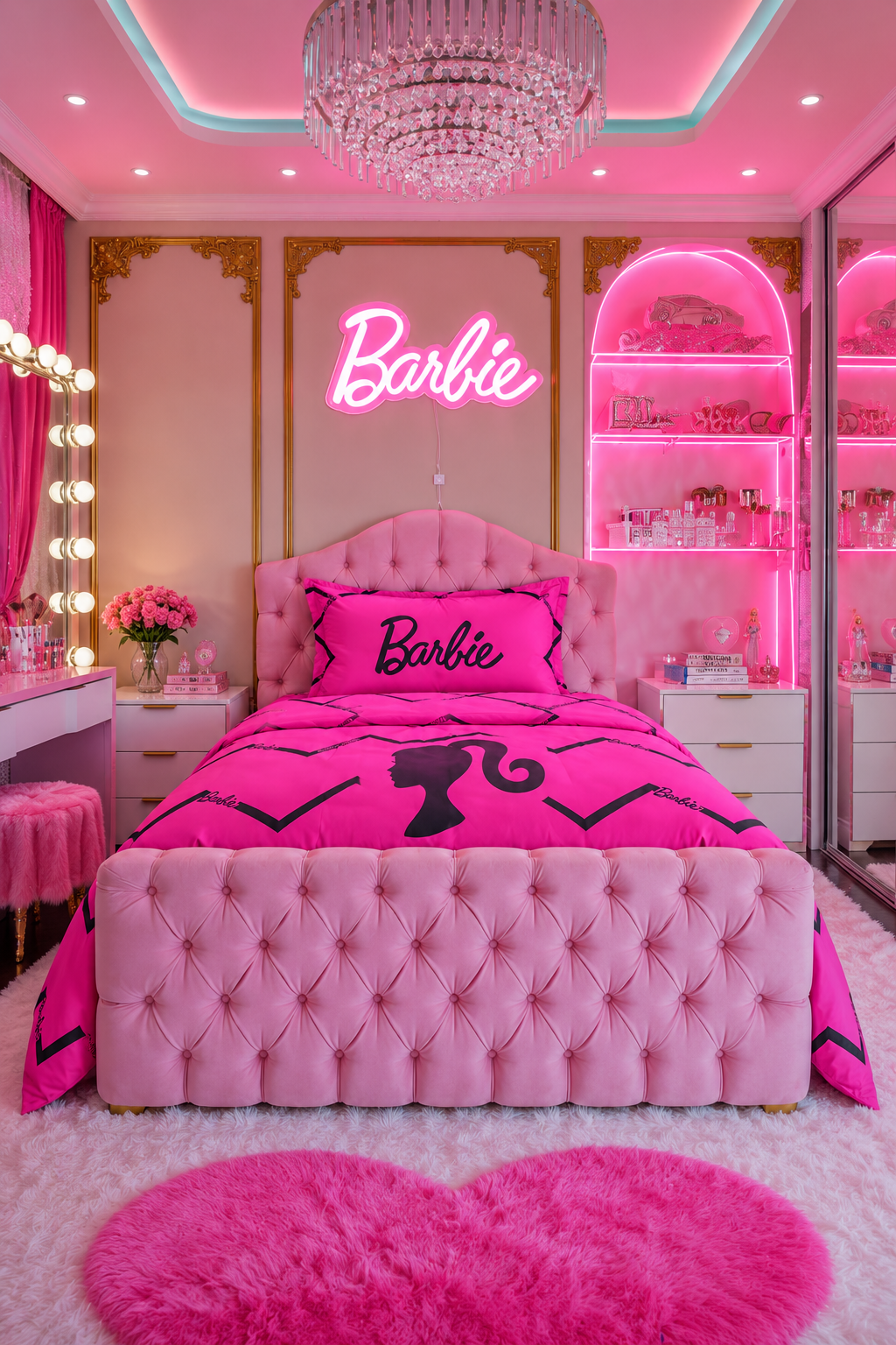 BARBIE COMFORTER SET(SINGLE)