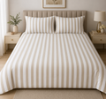 Cappuccino Strip Bed Set