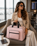 Ashiana Signature Quilt Bag(Pinkish)