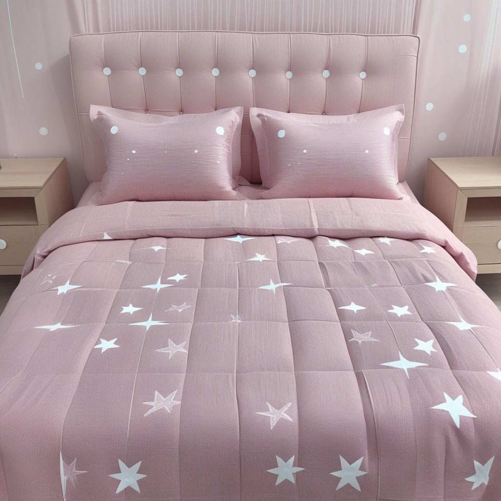 Pink Stardust Cotton Set