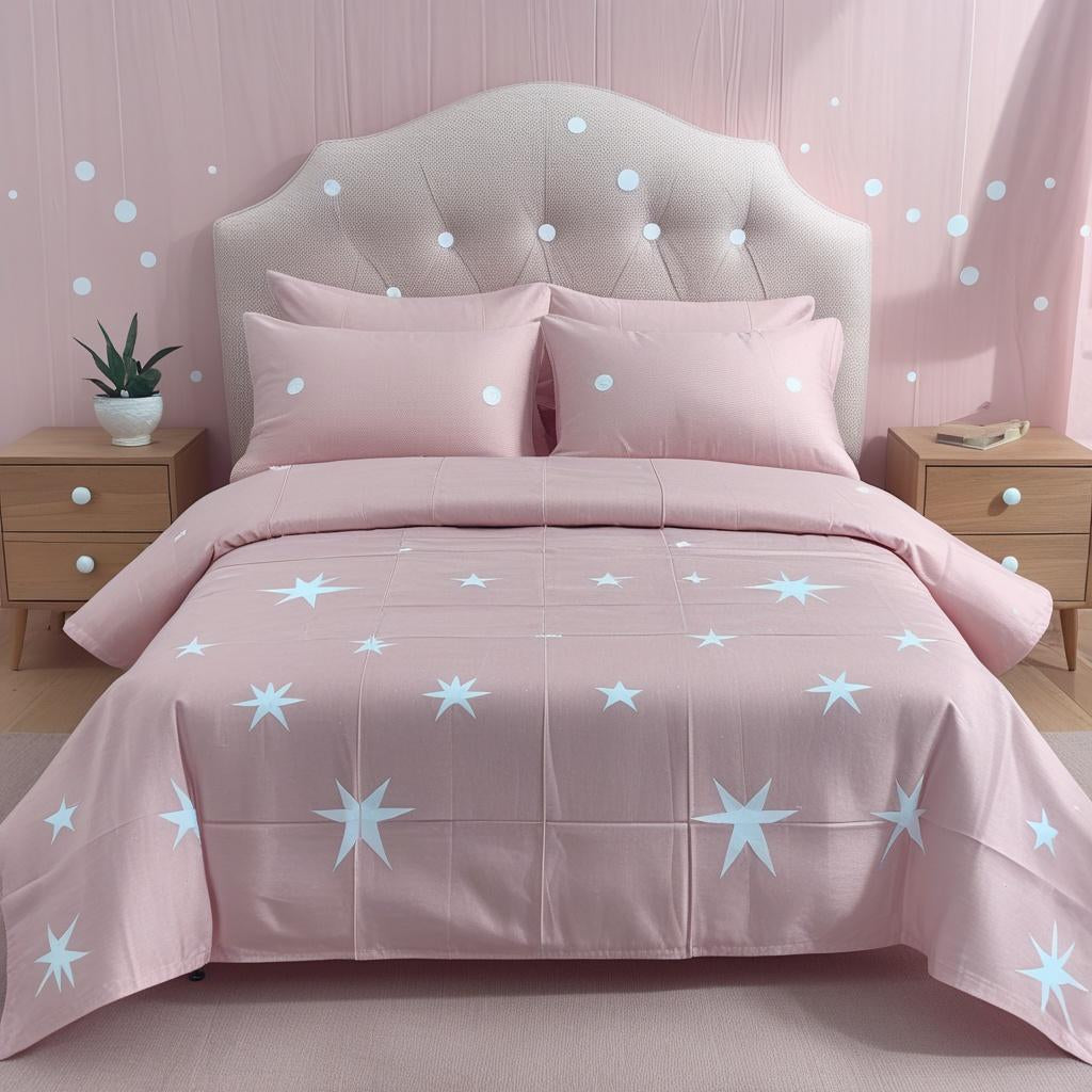 Pink Stardust Cotton Set