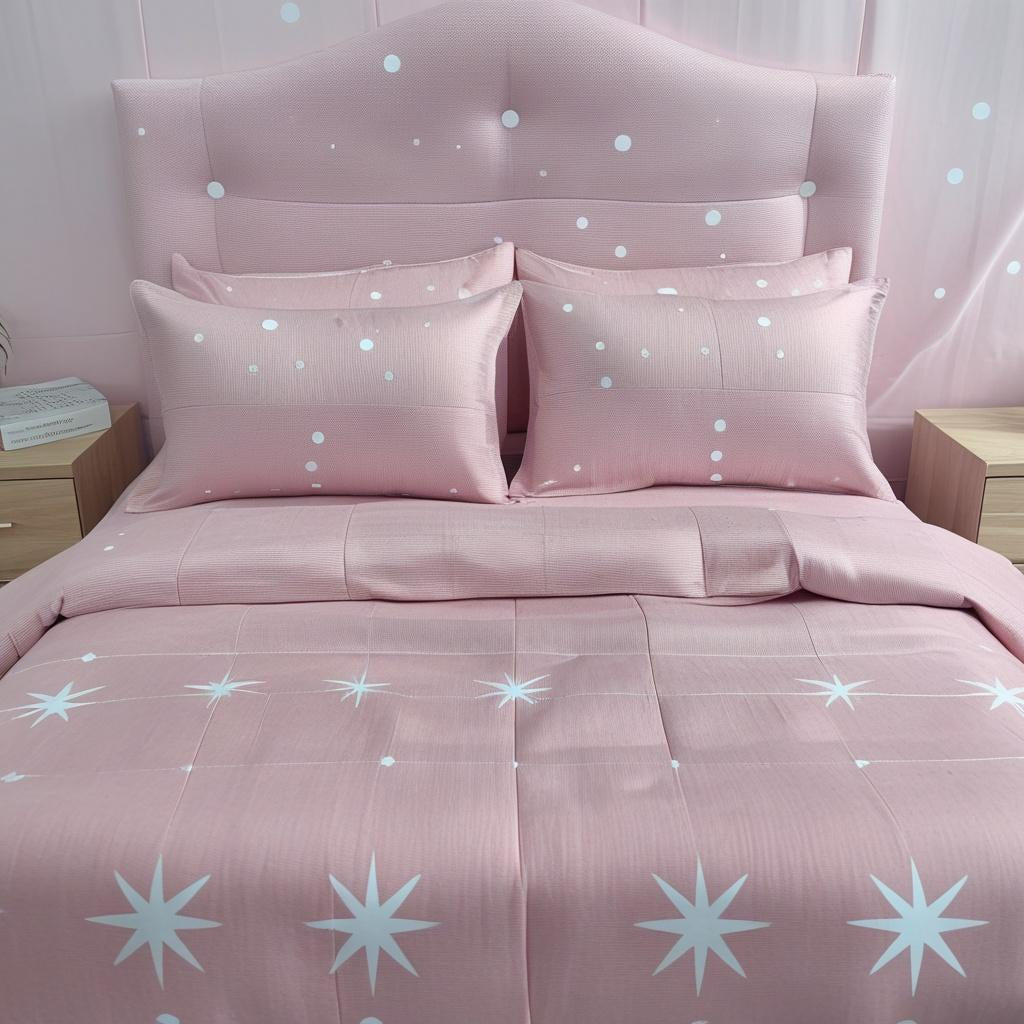 Pink Stardust Cotton Set